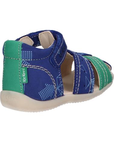 Sandalias de Niño KICKERS 786421-10 BIGBAZAR-2 51 BLEU VERT GALACTIC