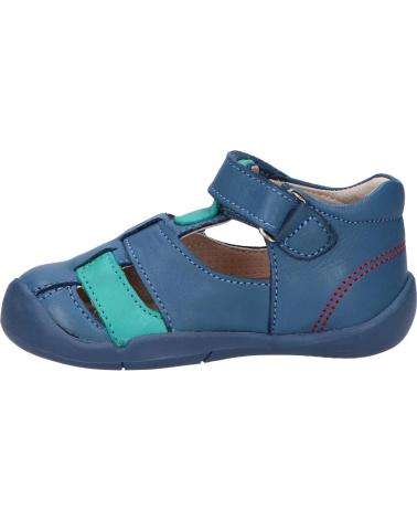 Sandalias de Niña y Niño KICKERS 858390-10 WASABOU 51 BLEU VERT