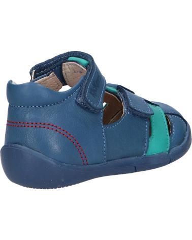 Sandalias de Niña y Niño KICKERS 858390-10 WASABOU 51 BLEU VERT