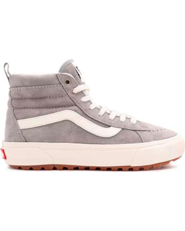 Sneaker für Damen und Herren und Mädchen VANS OFF THE WALL UA SK8-HI MTE-1 DRIZZLE--MARSHMALLOW GRIS