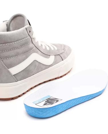 Sneaker für Damen und Herren und Mädchen VANS OFF THE WALL UA SK8-HI MTE-1 DRIZZLE--MARSHMALLOW GRIS