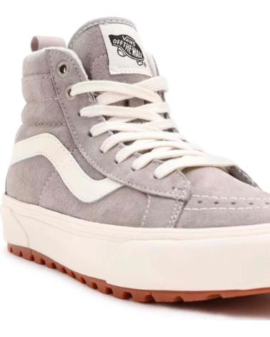 Sneaker für Damen und Herren und Mädchen VANS OFF THE WALL UA SK8-HI MTE-1 DRIZZLE--MARSHMALLOW GRIS
