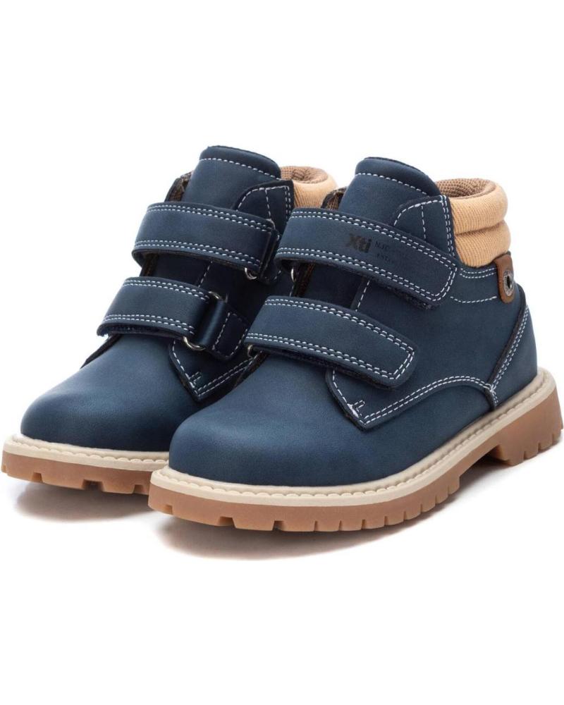Xti navy ankle boots cheap