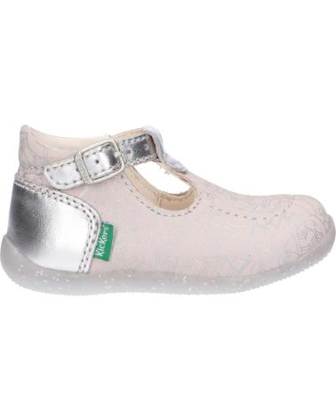 Sapatos KICKERS  de Menina 860652-10 BONBEK-2  163 ARGENT ETHNIC