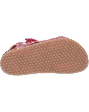 Sandalias de Mujer y Niña KICKERS 869511-30 FUXIO 131 ROSE ARGENT IMPRIME
