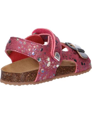 Sandalias de Mujer y Niña KICKERS 869511-30 FUXIO 131 ROSE ARGENT IMPRIME