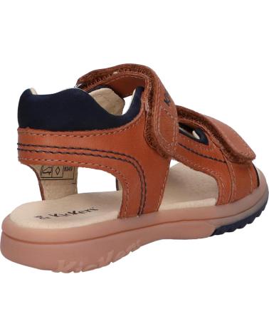 Sandálias KICKERS  de Menino 349498-30 PLATINO  114 CAMEL