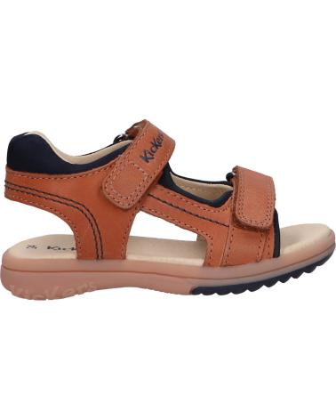 Sandalias KICKERS  de Niño 349498-30 PLATINO  114 CAMEL