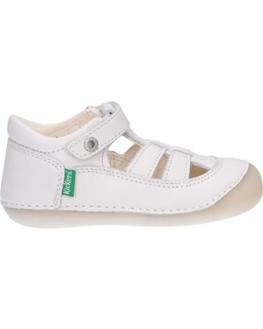 girl shoes KICKERS 611084-10 SUSHY  3 BLANC