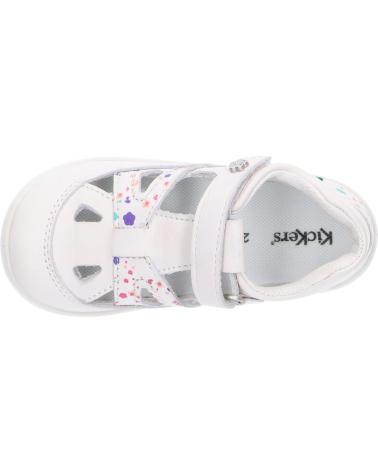 Zapatos de Niña KICKERS 692384-10 KIKI 32 BLANC BLOSSOM