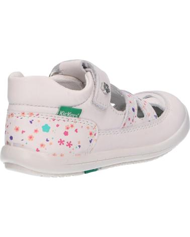 Zapatos de Niña KICKERS 692384-10 KIKI 32 BLANC BLOSSOM