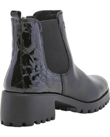 Botines de Mujer 24 HORAS BOTIN NEGRO PIEL MIST-S NEGRO-TAS-NEGRO