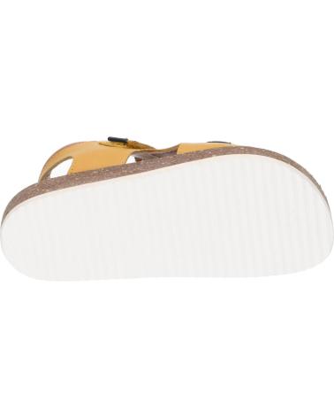 Sandales pour Femme et Fille et Garçon KICKERS 694917-30 FUNKYO 71 JAUNE MARINE CAMEL