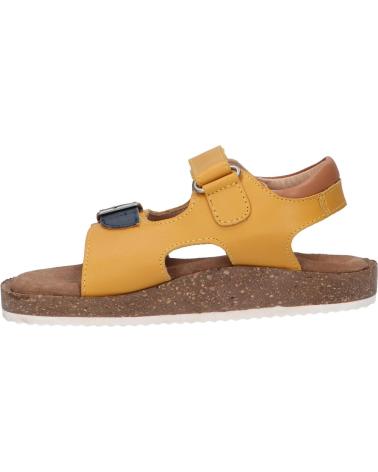 Sandales pour Femme et Fille et Garçon KICKERS 694917-30 FUNKYO 71 JAUNE MARINE CAMEL