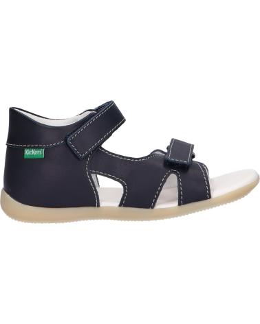 Sandálias KICKERS  de Menina e Menino 696355-10 BINSIA-2  103 MARINE FONCE