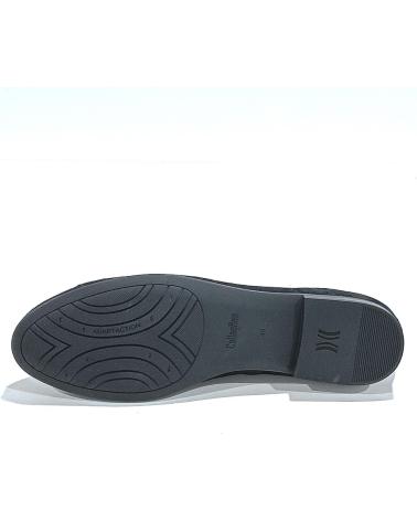 Bailarinas de Mujer CALLAGHAN SABRINA PLANA DE ANTE CON SUELA DE GOMA Y SISTEMA ADAPTACT NEGRO