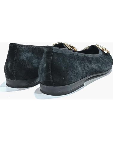 Bailarinas de Mujer CALLAGHAN SABRINA PLANA DE ANTE CON SUELA DE GOMA Y SISTEMA ADAPTACT NEGRO