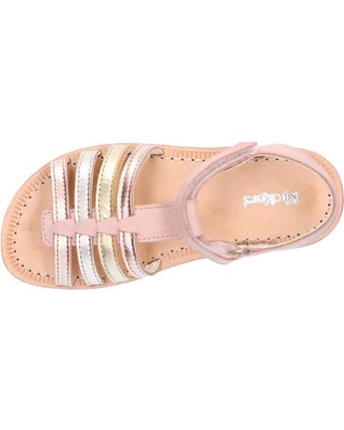 Sandalias de Mujer y Niña KICKERS 858620-30 COSMETICK 131 ROSE METALLISE OR