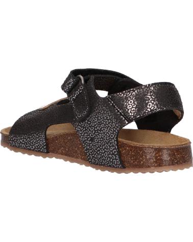 Sandalias de Mujer y Niña KICKERS 869510-30 FUXIO 81 NOIR ARGENT LEOPARD