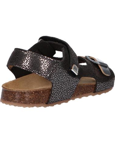 Sandalias de Mujer y Niña KICKERS 869510-30 FUXIO 81 NOIR ARGENT LEOPARD