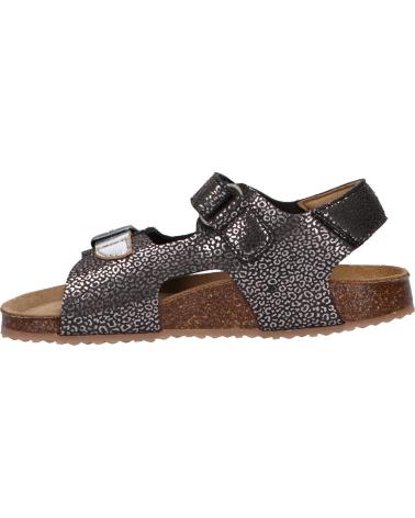 Sandalias de Mujer y Niña KICKERS 869510-30 FUXIO 81 NOIR ARGENT LEOPARD