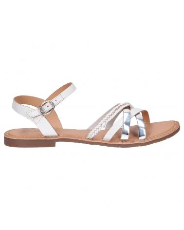 Sandales KICKERS  pour Femme 775800-50 ESTELLIE  33 BLANC ARGENT