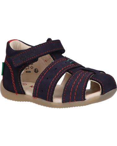 Sandales pour Garçon KICKERS 785422-10 BIGBAZAR-2 103 MARINE ROUGE