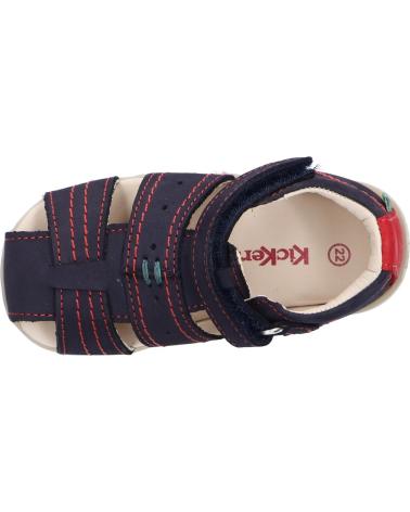 Sandales pour Garçon KICKERS 785422-10 BIGBAZAR-2 103 MARINE ROUGE