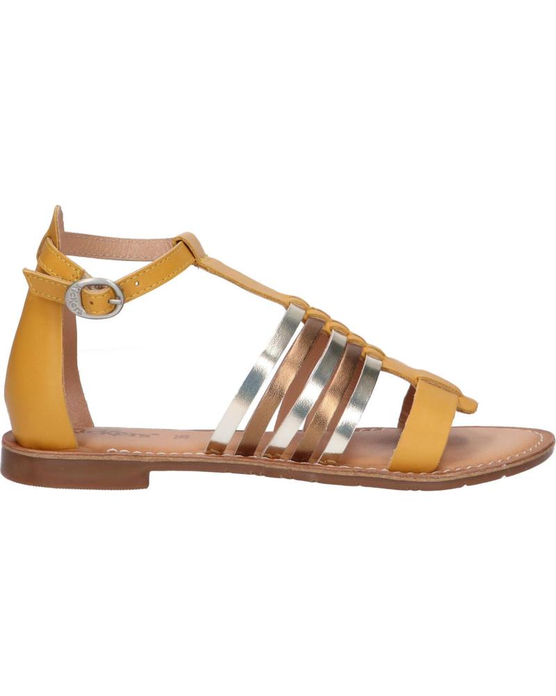 Sandali KICKERS  per Donna 858171-50 ETIKET  73 JAUNE OR BRONZE