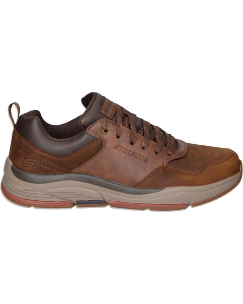 Zapatos De Hombre SKECHERS ZAPATOS DE SPORT 66204 MARRON MARR N