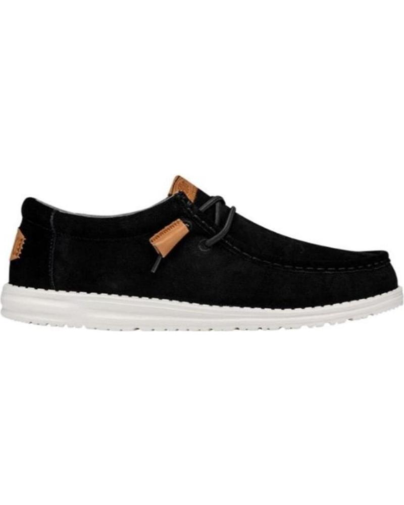 Chaussures pour Homme HEY DUDE WALLY CRAFT SUEDE NEGRO