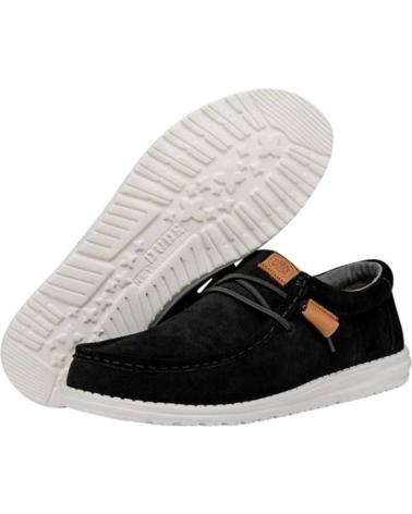 Chaussures pour Homme HEY DUDE WALLY CRAFT SUEDE NEGRO