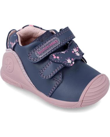 Sportif pour Fille BIOMECANICS BOTITAS CON DOBLE VELCRO PRIMEROS PASOS OCEAN SAUVAGE