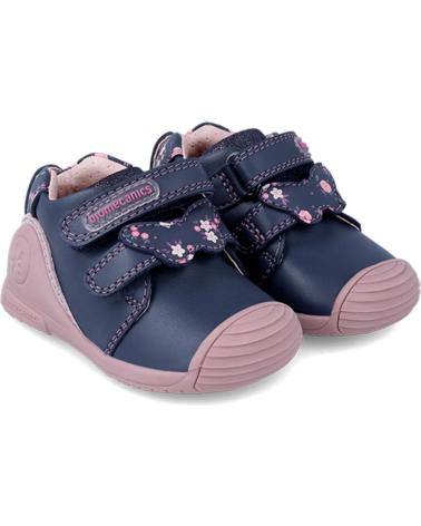 Sportif pour Fille BIOMECANICS BOTITAS CON DOBLE VELCRO PRIMEROS PASOS OCEAN SAUVAGE