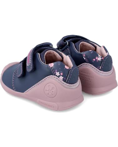 Sportif pour Fille BIOMECANICS BOTITAS CON DOBLE VELCRO PRIMEROS PASOS OCEAN SAUVAGE