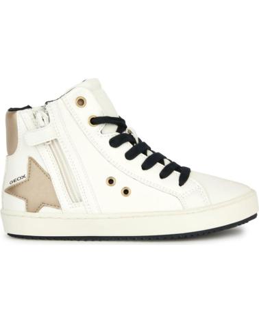 Woman and girl boots GEOX BOTAS Y BOTINES  LT IVORY-PLATINUM