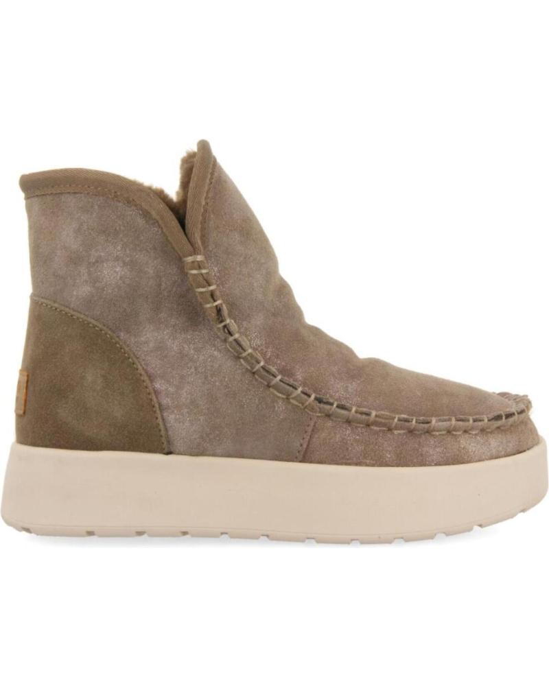 Woman Mid boots GIOSEPPO BOTINES PLANOS 70814 TAUPE MARRóN