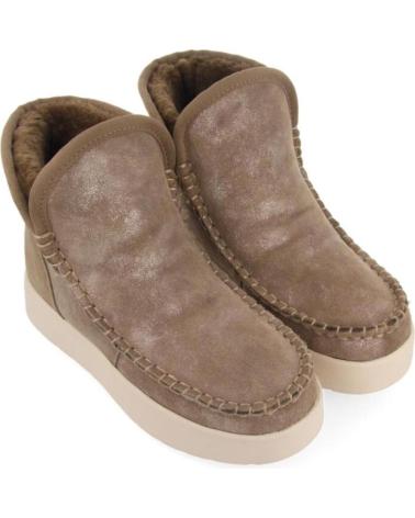 Woman Mid boots GIOSEPPO BOTINES PLANOS 70814 TAUPE MARRóN