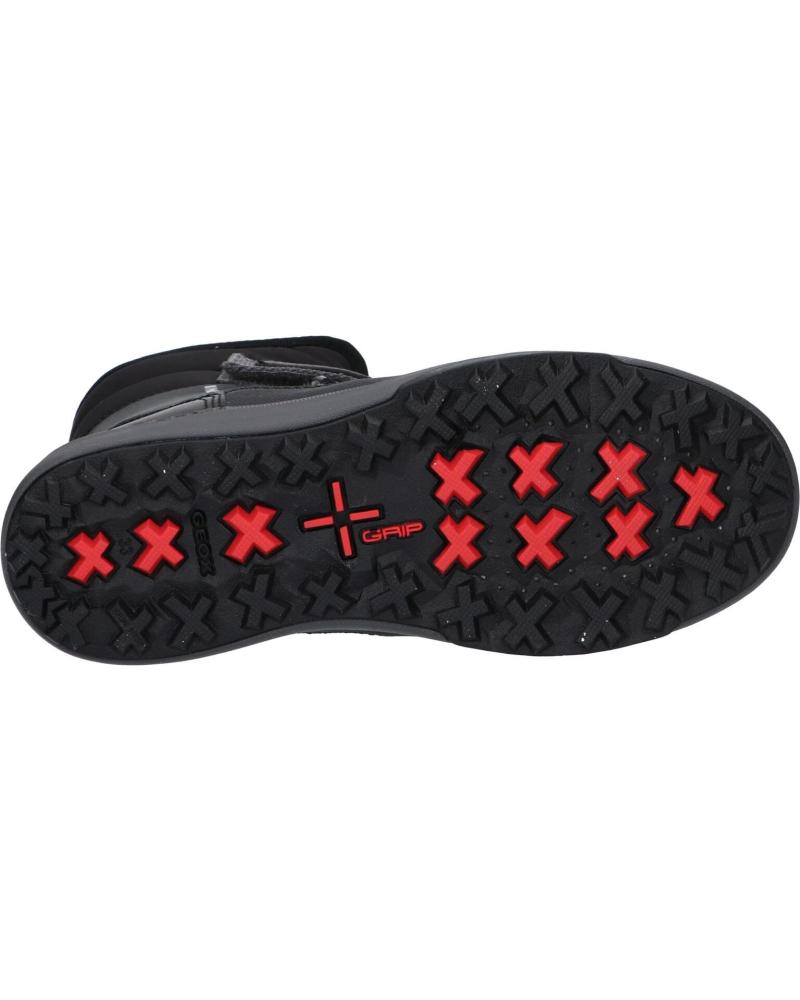 Geox J BUNSHEE PG Boy B A, Scarpone da Neve, Dk Green/Black, 28 EU