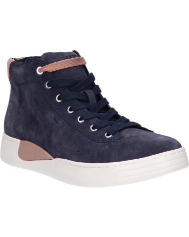 Woman and girl Mid boots GEOX D2624C 00022 D LAURESSA  C4N8J DK JEANS-DK ROSE