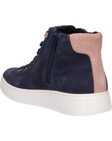 Woman and girl Mid boots GEOX D2624C 00022 D LAURESSA  C4N8J DK JEANS-DK ROSE