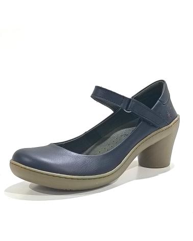 Zapatos de tacón AS 98  per Donna ZAPATO MERCEDITAS DE PIEL CON TACON DE GOMA Y PLANTILLAS E  NEGRO BRONCE