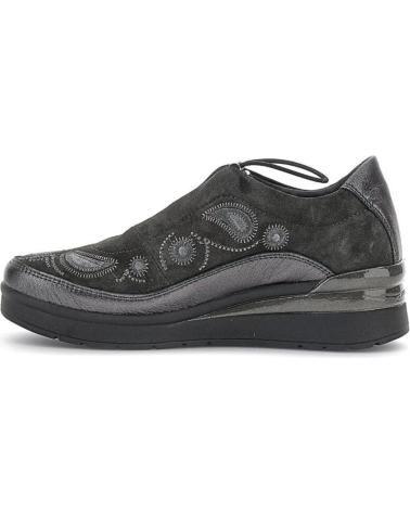 Zapatillas deporte de Mujer STONEFLY CREAM 21 VELOUR-LAMINATED LTH 219983 GRIS CREAM 21 BELUGA