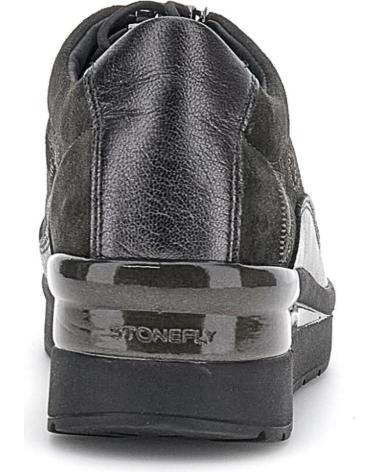 Zapatillas deporte de Mujer STONEFLY CREAM 21 VELOUR-LAMINATED LTH 219983 GRIS CREAM 21 BELUGA