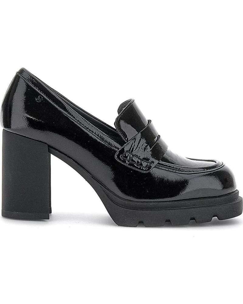Mocassini STONEFLY  per Donna OXA 7 PATENT LTH 220292  NEGRO