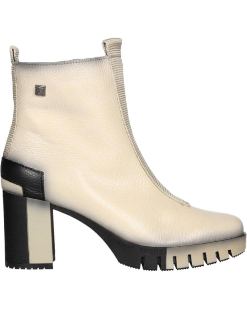 Stivaletti JOSE SAENZ per Donna BOTAS BEIGE TACON BOGOTA BEIGE-BOGOTA NEGRO Stivaletti JOSE SAENZ per Donna BOTAS BEIGE TACON BOGOTA BEIGE-BOGOTA NEGRO
