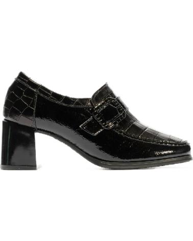 Zapatos de tacón PITILLOS  de Mujer MOCASIN TACON 5 CM  NEGRO