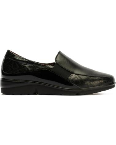 Schuhe PITILLOS  für Damen - ZAPATO MOCASIN DE PIEL  NEGRO