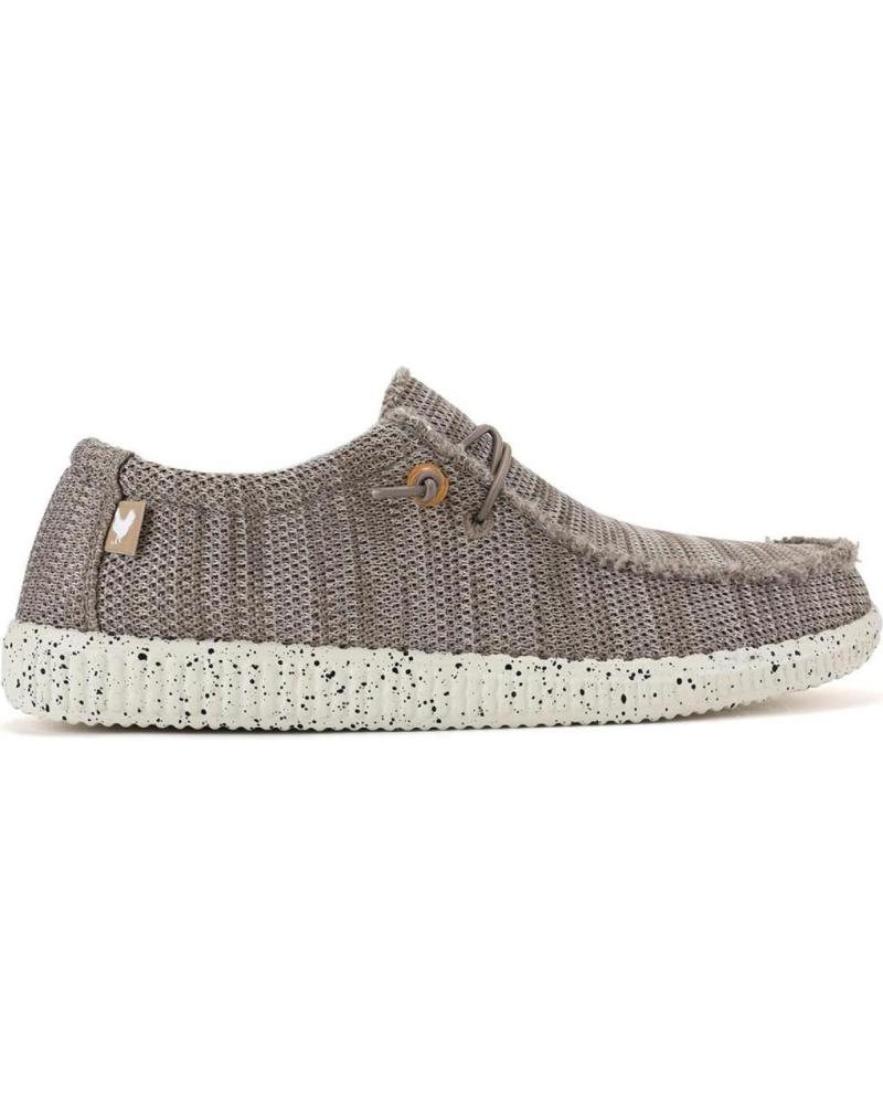 Scarpe WALK IN PITAS  per Uomo ZAPATILLAS PITAS WP150-WALLABI KNITED BEIGE  BEIGE