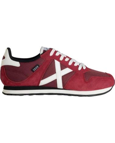 Zapatillas deporte de Hombre MUNICH ZAPATILLA CASUAL DE TELA Y SERRAJE CON PLANTILLAS EXTRAIBL ROJO